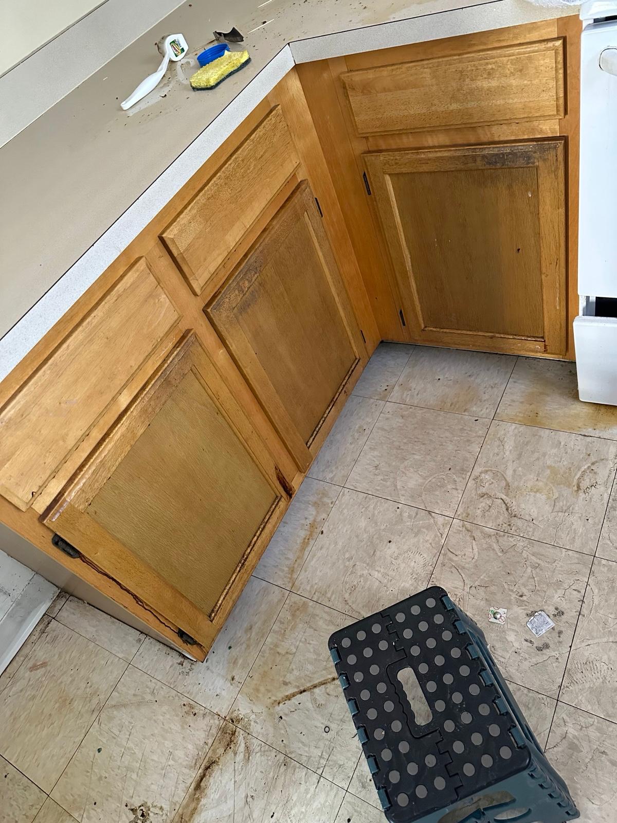 Depois: Cozinha impecável