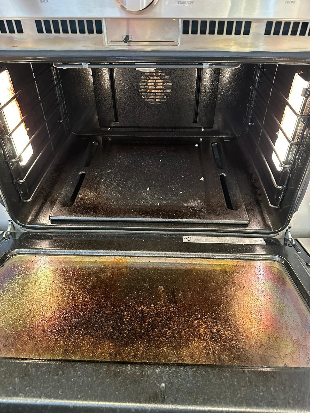 Depois: Cozinha impecável